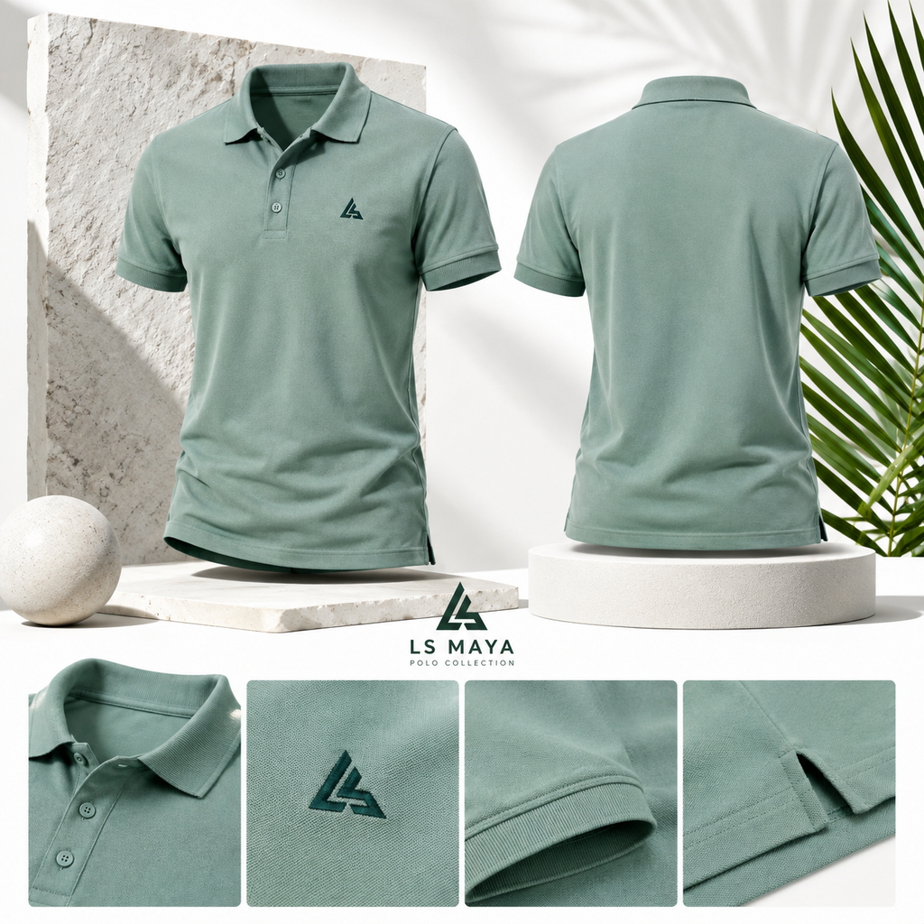 Sage Green Women’s Polo Shirt