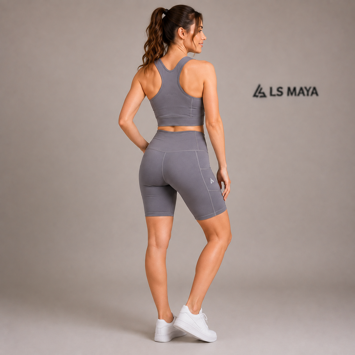 Grey Women’s Activewear Set