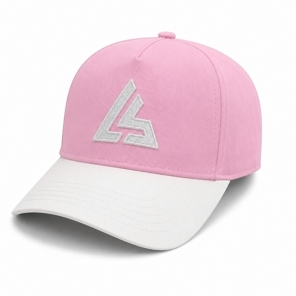 Pink & White Sports Cap