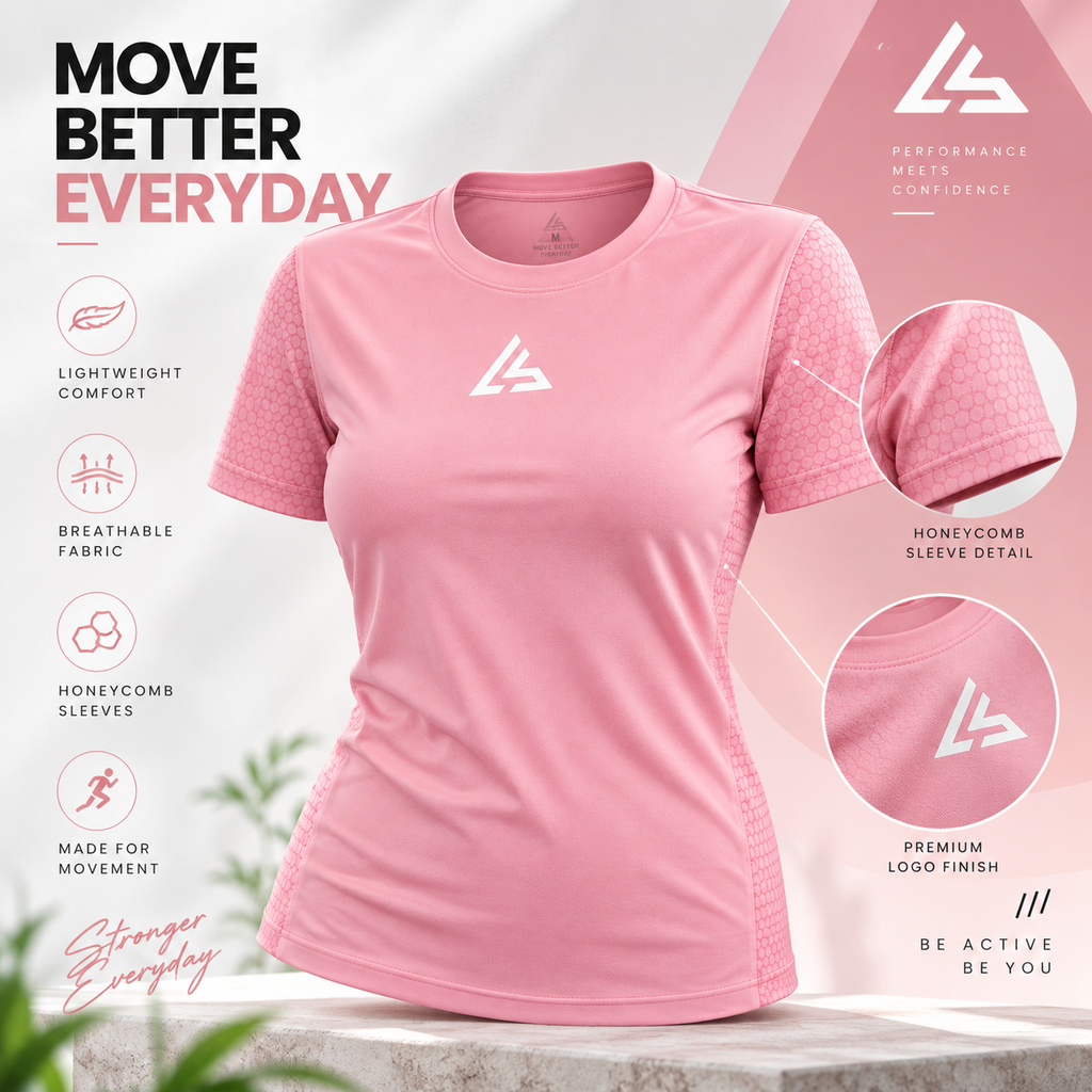 Pink Women’s Performance T-Shirt