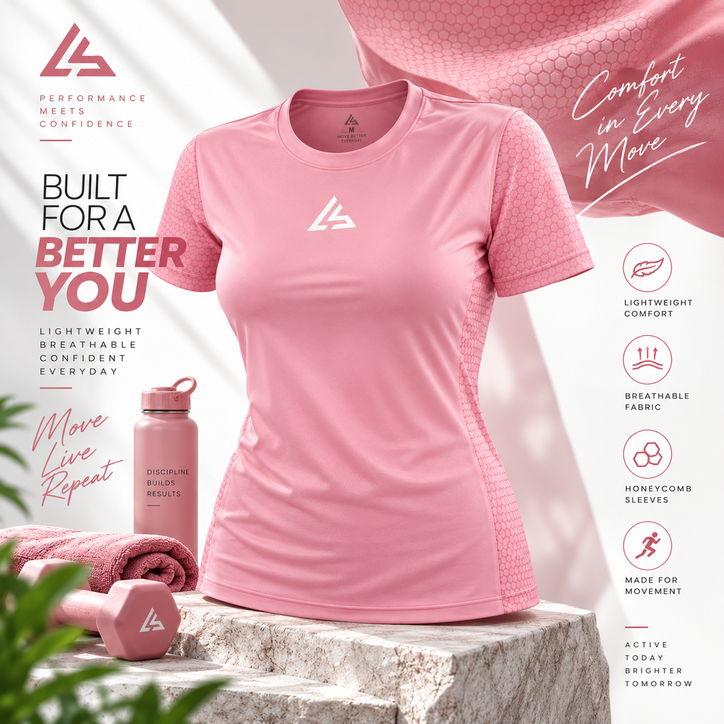 Pink Women’s Performance T-Shirt