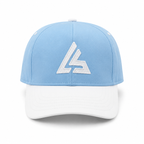 Sky Blue & White Sports Cap