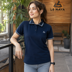 Navy Blue Women’s Polo Shirt
