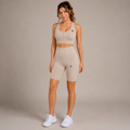 Beige Women’s Activewear Set