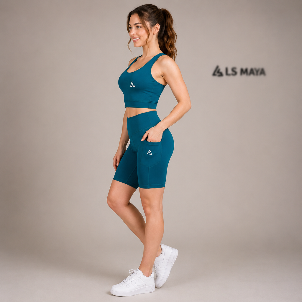 Teal Blue Women’s Activewear Set