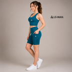Teal Blue Women’s Activewear Set