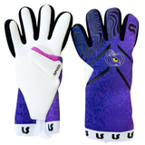 Apple Eye LS Speed Goalkeeper Gloves | Purple & White Pro GK Gloves