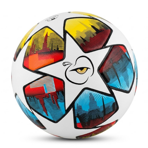 Apple Eye Champion Star Football | Multicolor UCL Style Soccer Ball