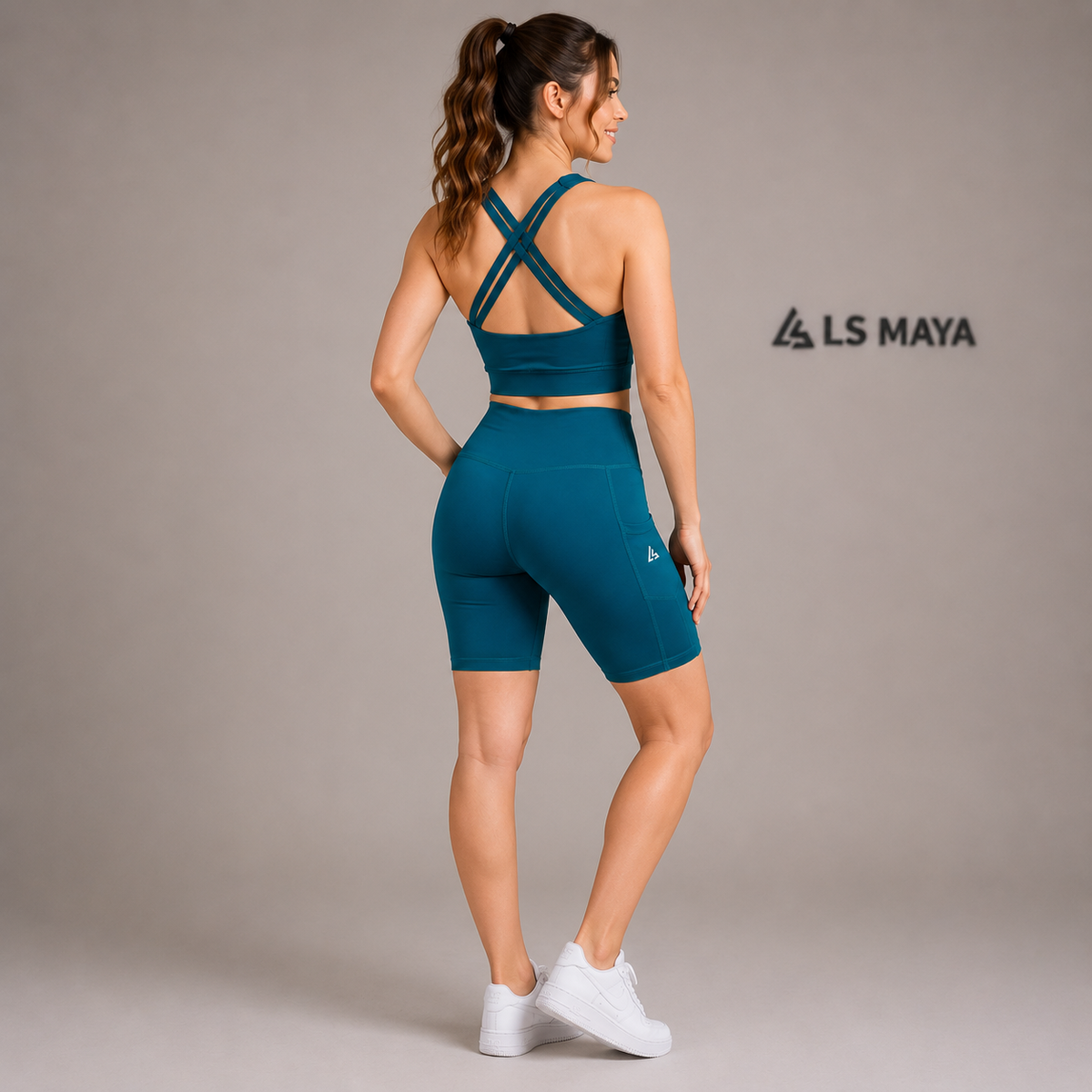 Teal Blue Women’s Activewear Set