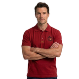 Apple Eye España Edition Polo Shirt | Maroon Red Men's Polo