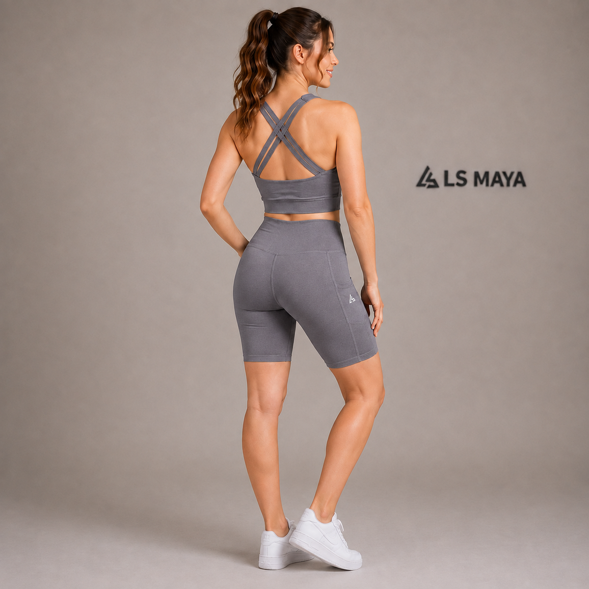 Grey Women’s Activewear Set