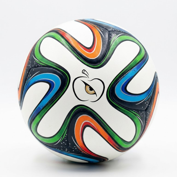 Apple Eye Brazuca Swirl Football | Multicolor Soccer Ball