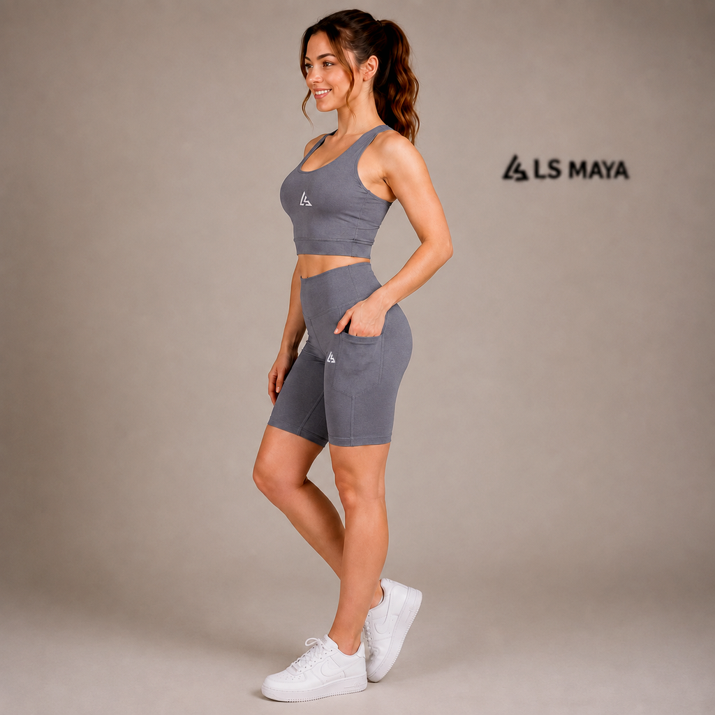 Grey Women’s Activewear Set
