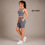 Grey Women’s Activewear Set