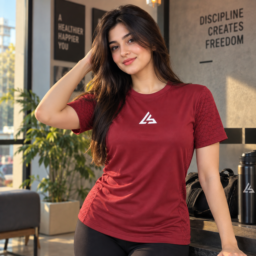 Maroon Women’s Performance T-Shirt