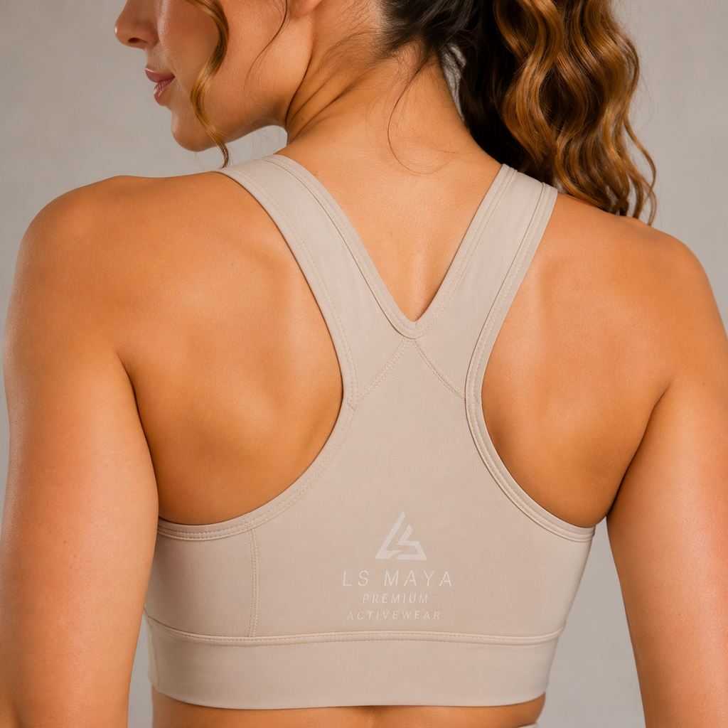 Beige Women’s Activewear Set