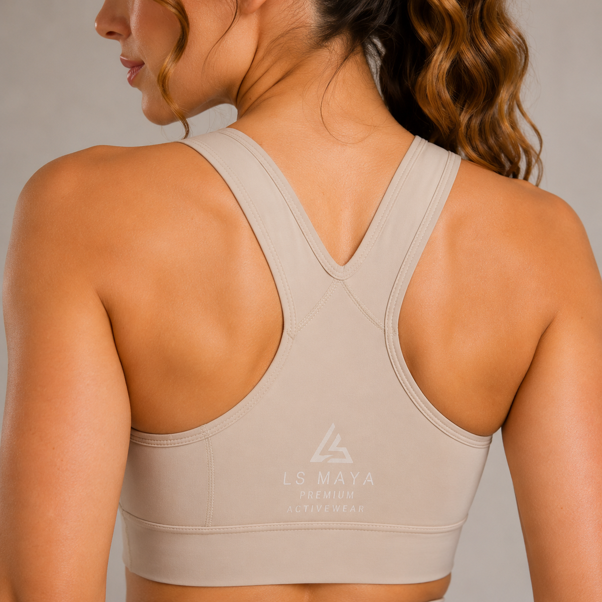 Beige Women’s Activewear Set