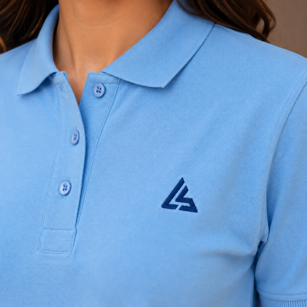 Sky Blue Women’s Polo Shirt