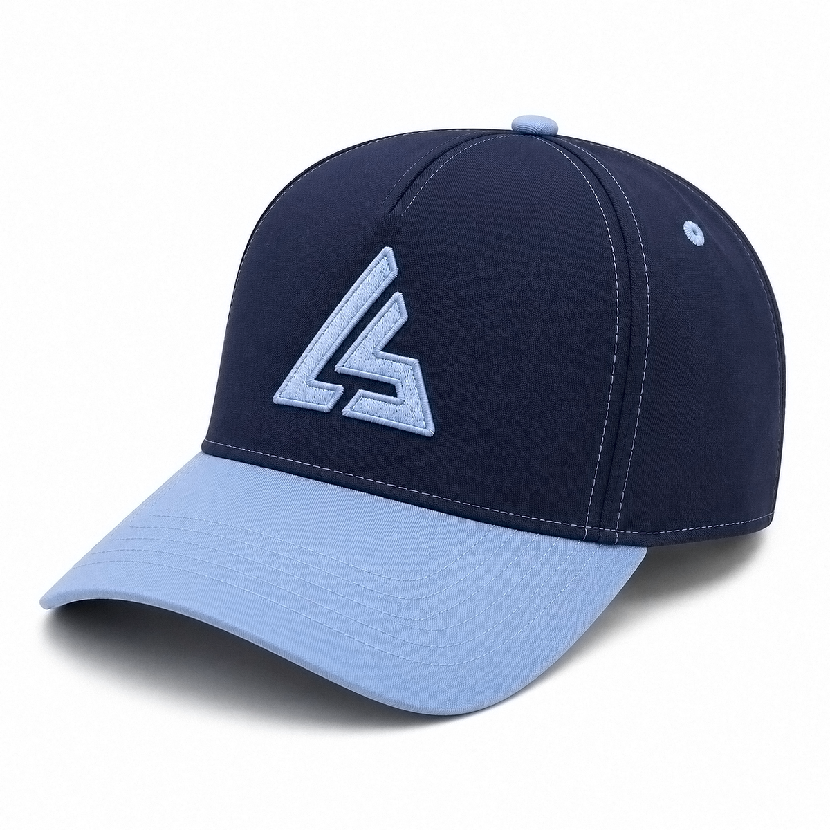 Navy Blue & Sky Blue Sports Cap