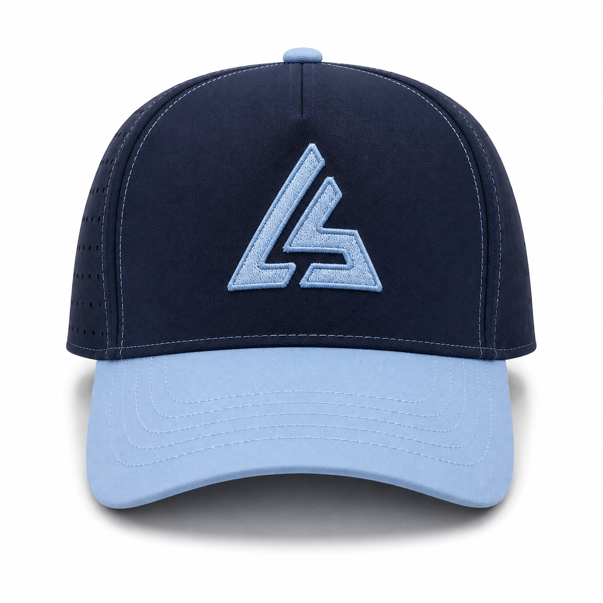 Navy Blue & Sky Blue Sports Cap