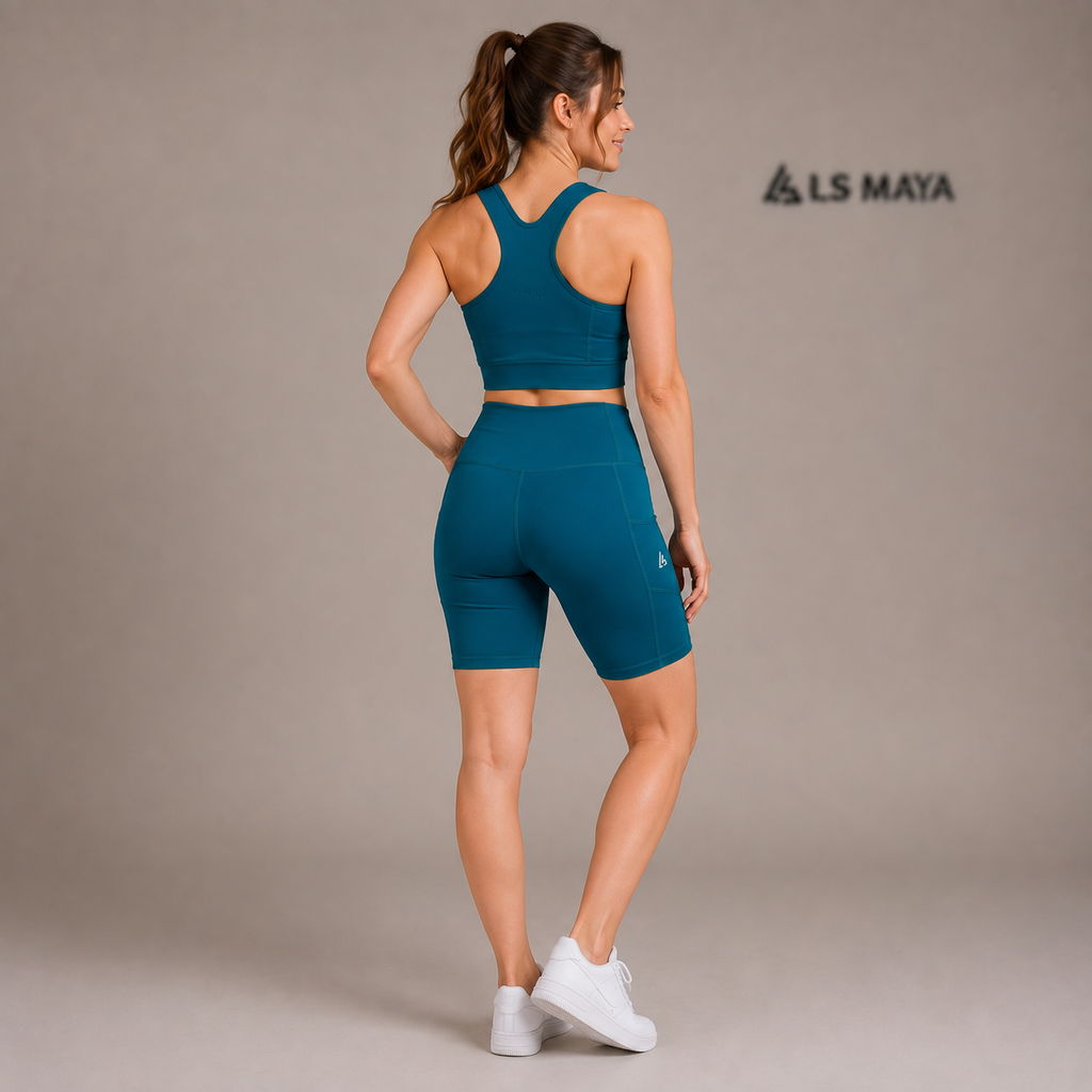 Teal Blue Women’s Activewear Set