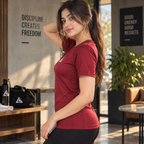 Maroon Women’s Performance T-Shirt