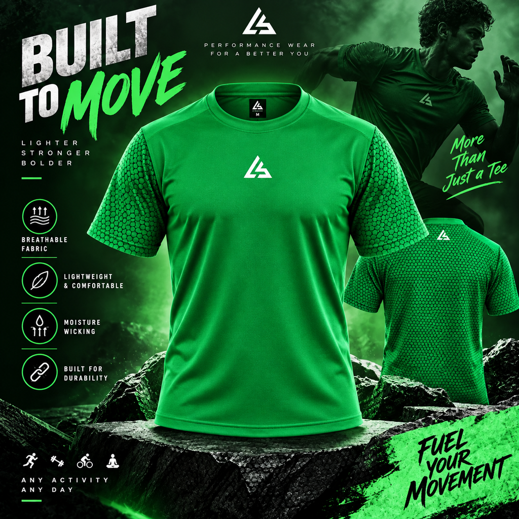 Green Men’s Performance T-Shirt