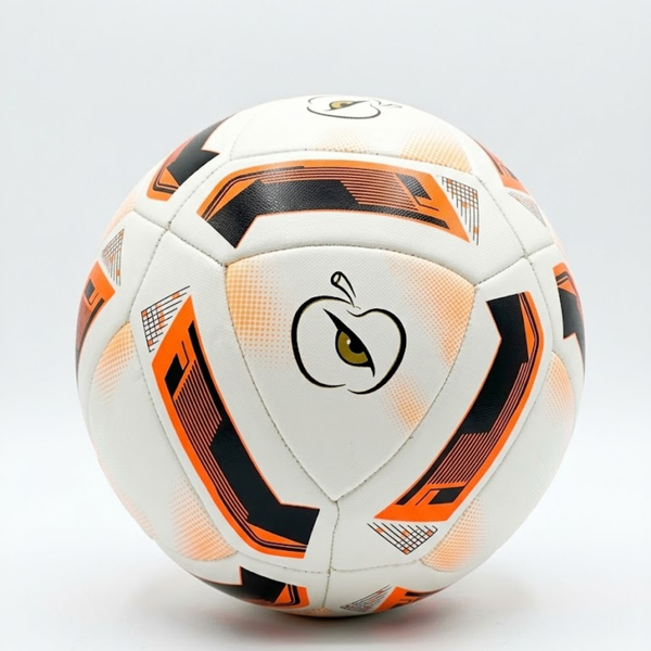 Apple Eye Pro Football – Size 5 | White, Orange & Black Soccer Ball