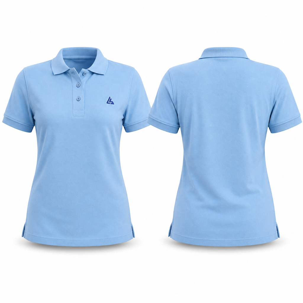 Sky Blue Women’s Polo Shirt