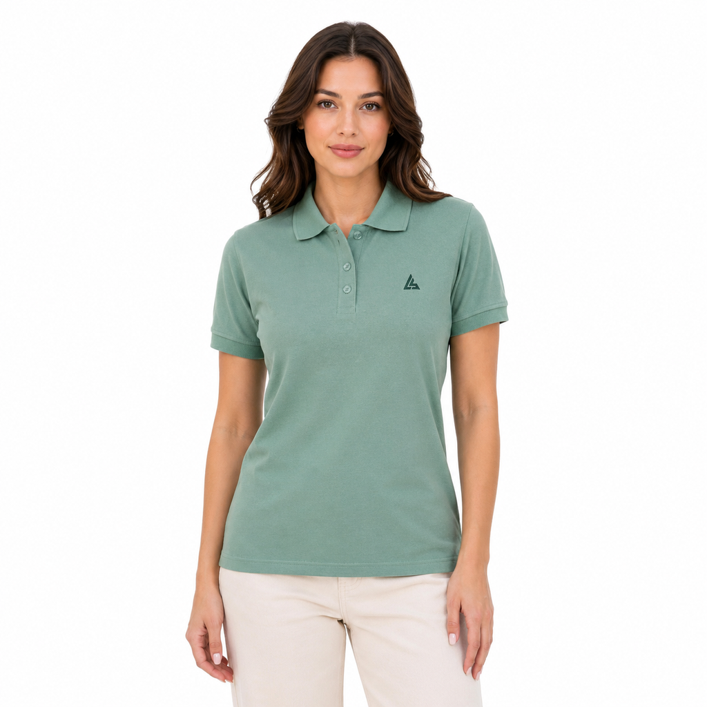 Sage Green Women’s Polo Shirt