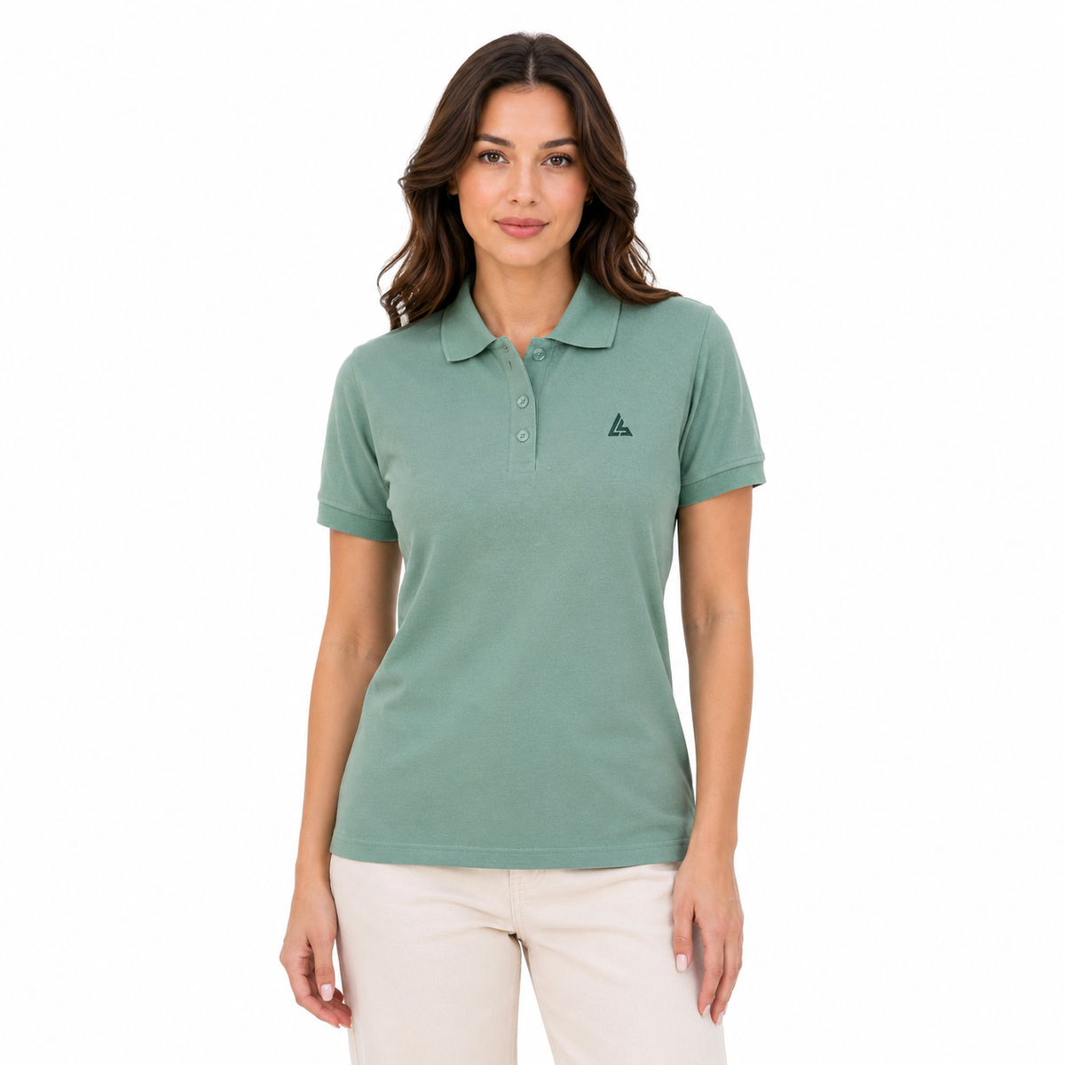 Sage Green Women’s Polo Shirt