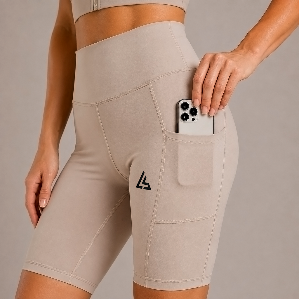 Beige Women’s Activewear Set