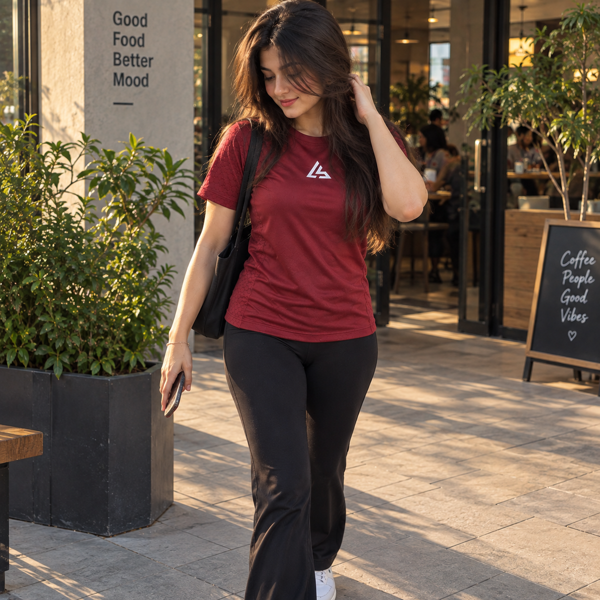 Maroon Women’s Performance T-Shirt