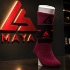 Maroon Soccer Socks