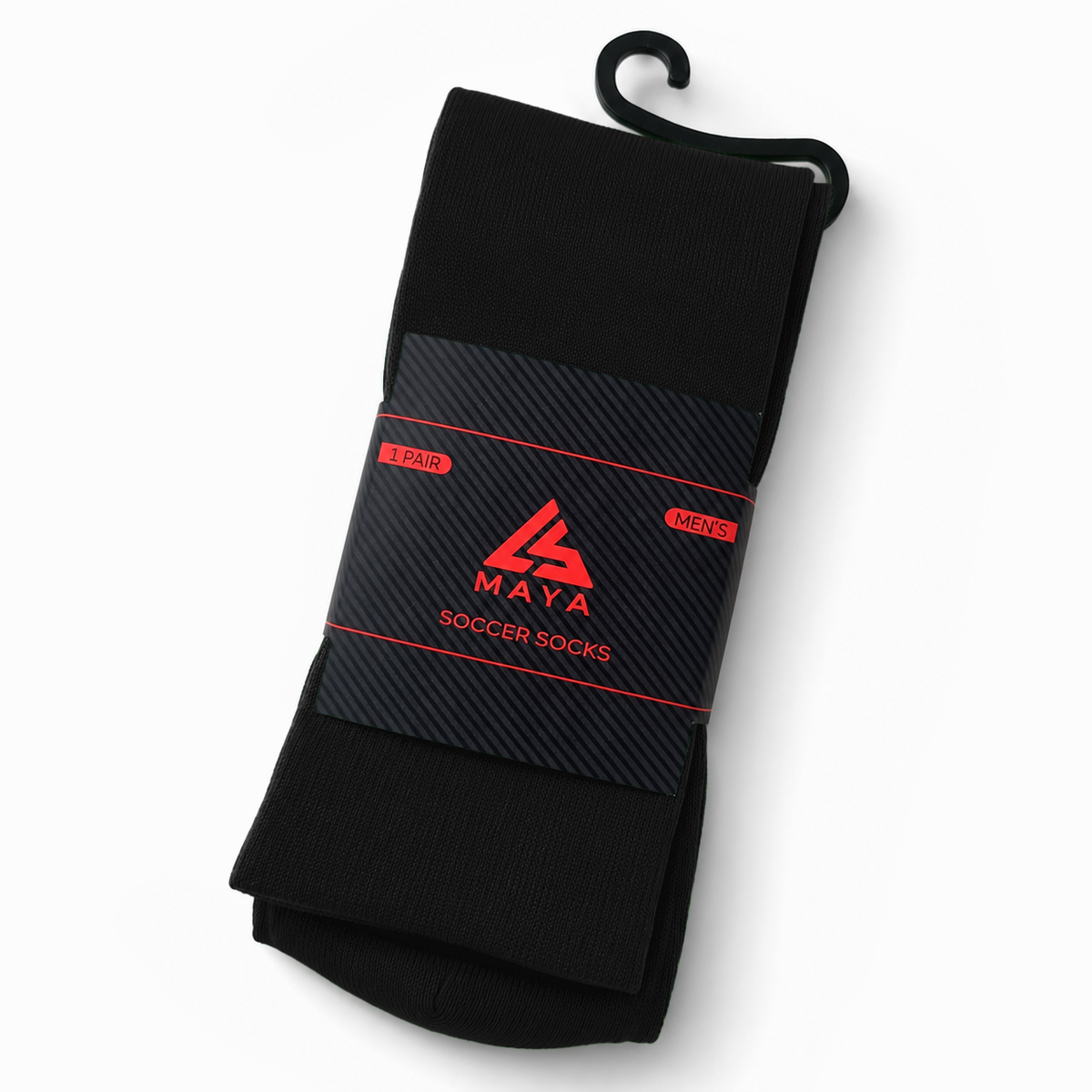 Black Soccer Socks