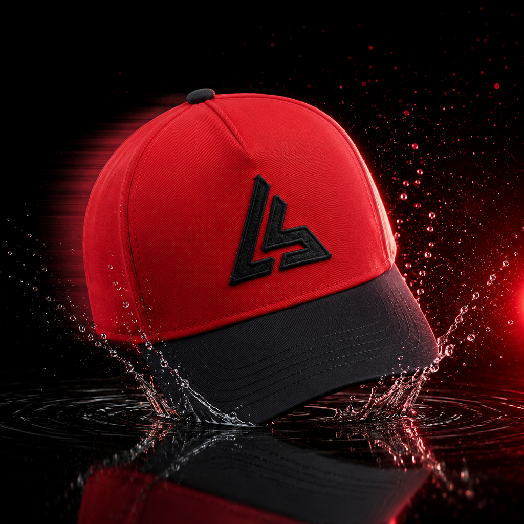 Red & Black Sports Cap