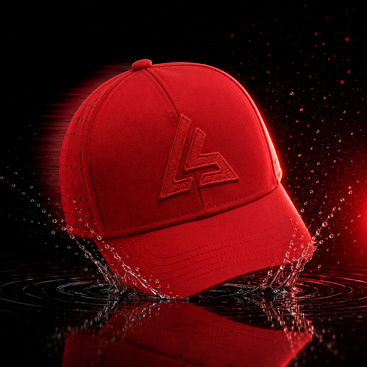 Red Sports Cap