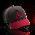 Black & Maroon Sports Cap
