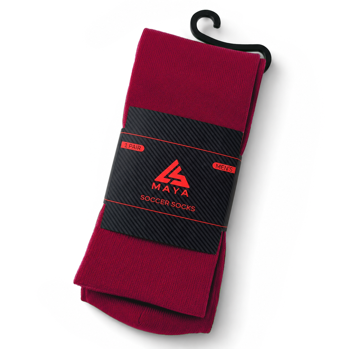 Maroon Soccer Socks