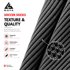 Black Soccer Socks