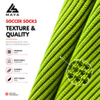 Glow Green Soccer Socks