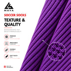 Purple Soccer Socks