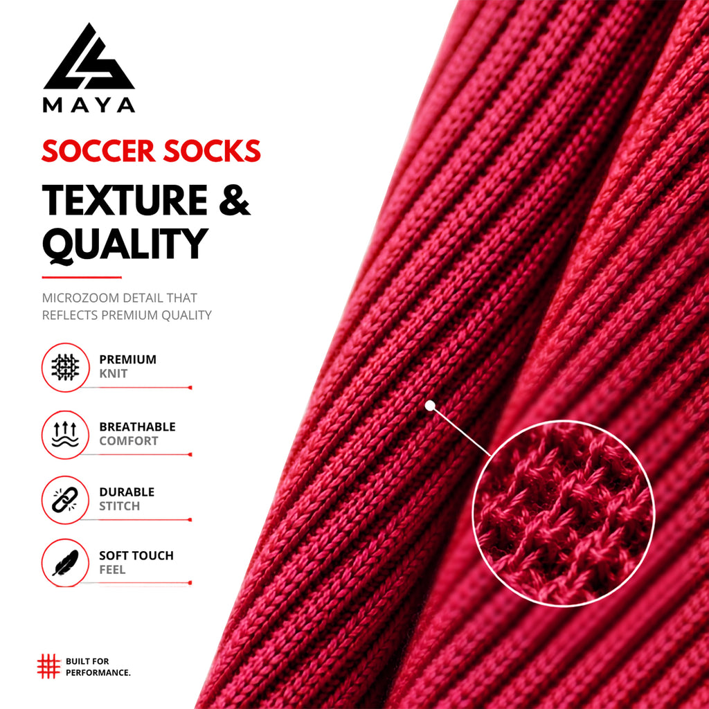 Red Soccer Socks