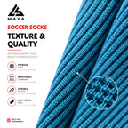 Sky Blue Soccer Socks