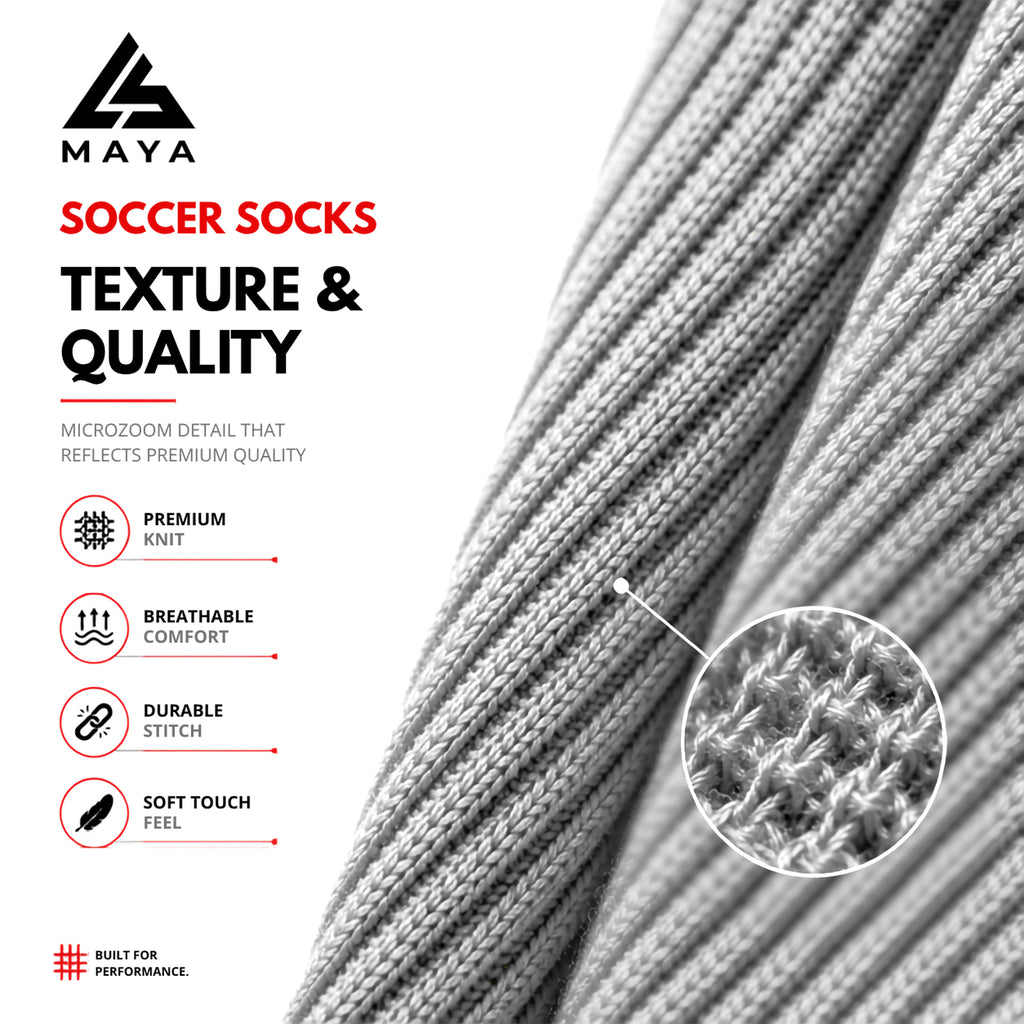 Grey Soccer Socks