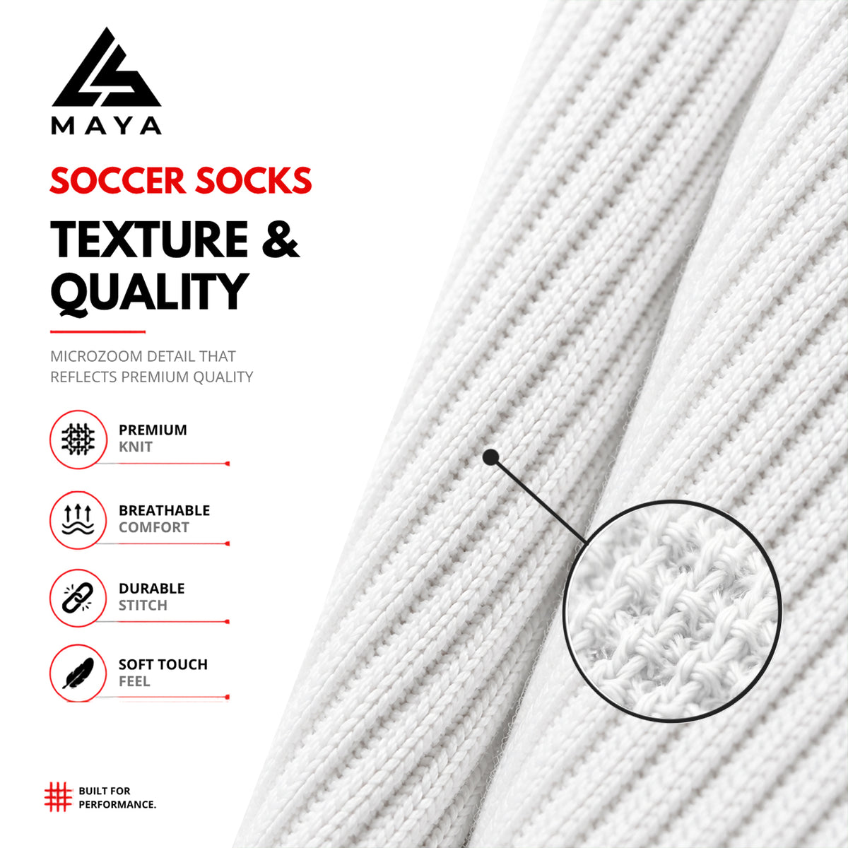 White Soccer Socks