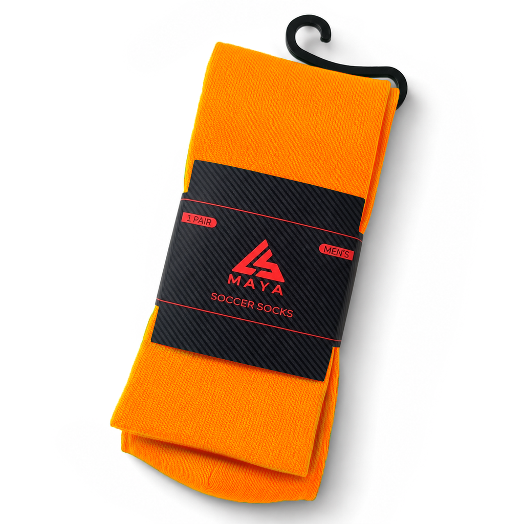 Orange Soccer Socks