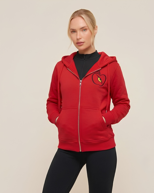 Red Women's Fleece Hoodie
