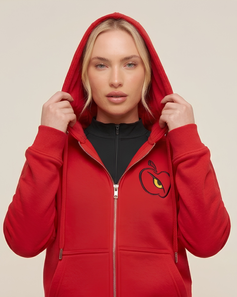 Red Women's Fleece Hoodie