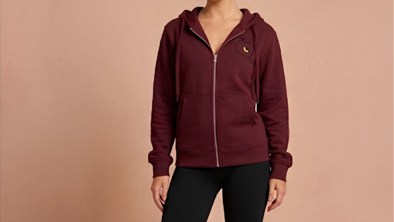 Maroon Women's Fleece Hoodie